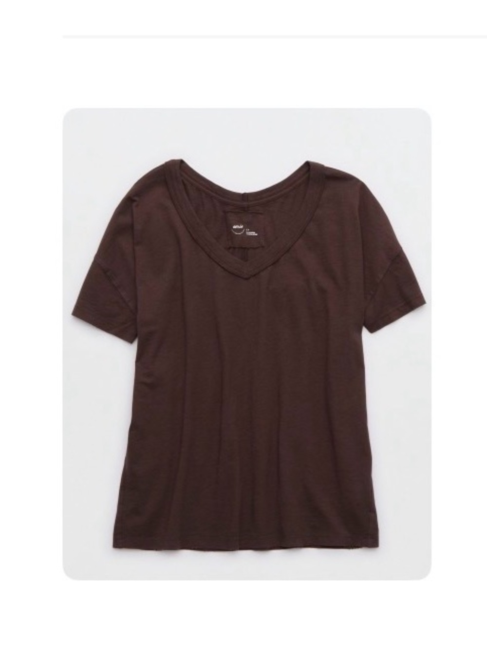 Aerie - Oversized boyfriend T, Deep Earth